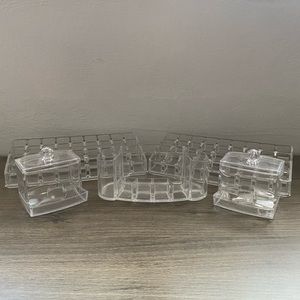 5-Piece Acrylic Makeup Organization Set